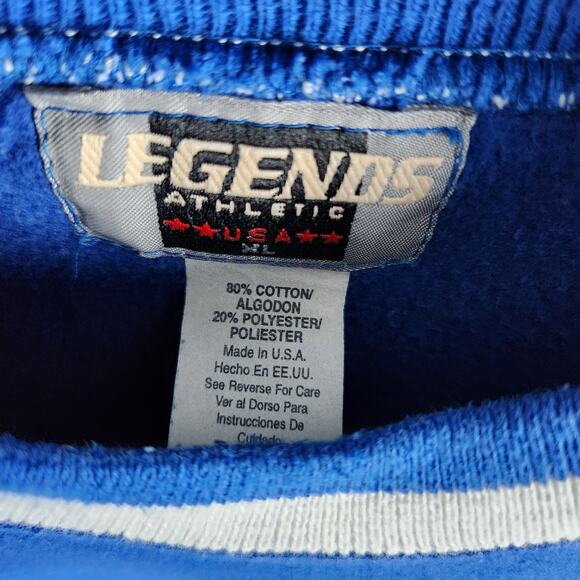 Vintage Springfield Falcons Hockey Sweater Adult XL Embroidered Legends Athletic - Picture 3 of 9